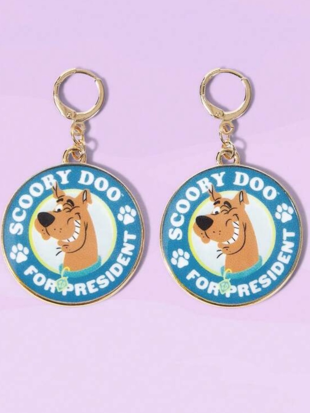 Scooby Doo Dangle Earrings